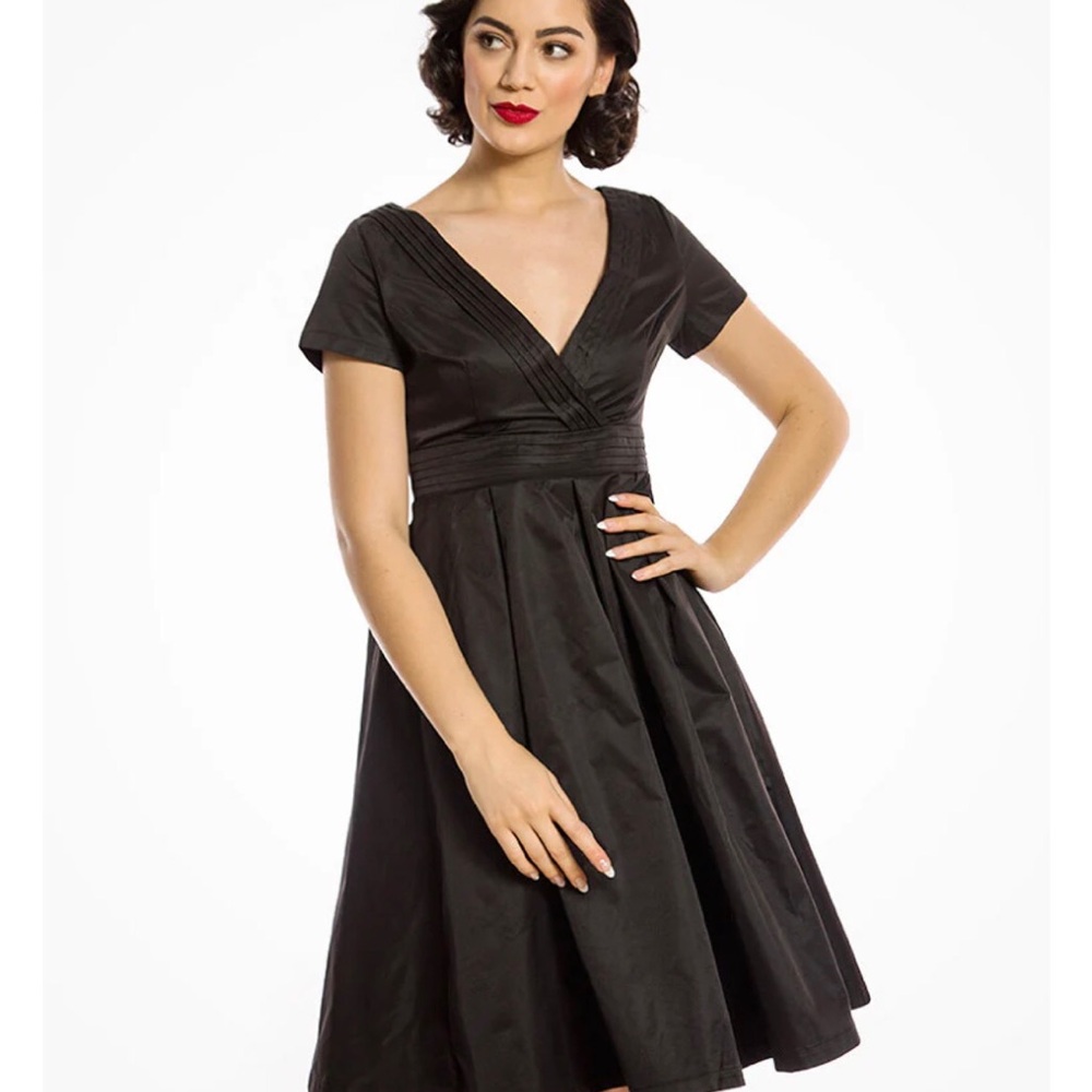 Lindy Bop Retro PinUp Swing  “Darcy” Dress, Sz8, NWT